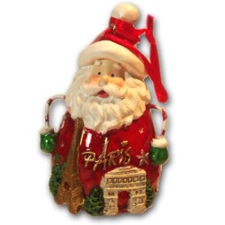 "Santa Claus 2 monuments" Christmas ornament