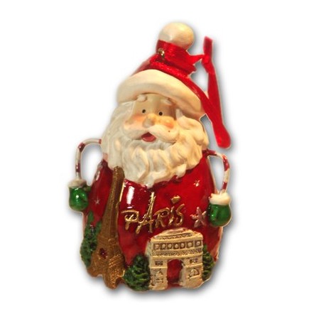 "Santa Claus 2 monuments" Christmas ornament