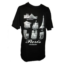 Paris Architecture T-Shirt - detail - Paris souvenir