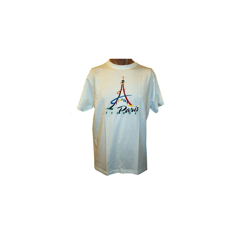 Eiffel Tower Paint T-Shirt - front - Paris souvenir