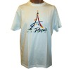 Eiffel Tower Paint T-Shirt - front - Paris souvenir