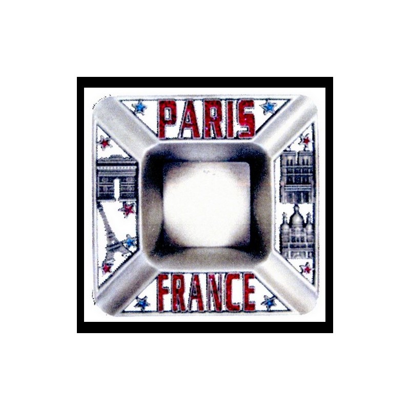 Paris color ashtray - red