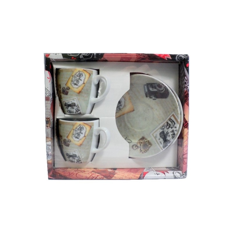 Set à café "Oh là là Paris" Souvenirs de Paris Souvenirs&Co