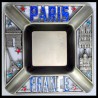 Paris color ashtray - blue