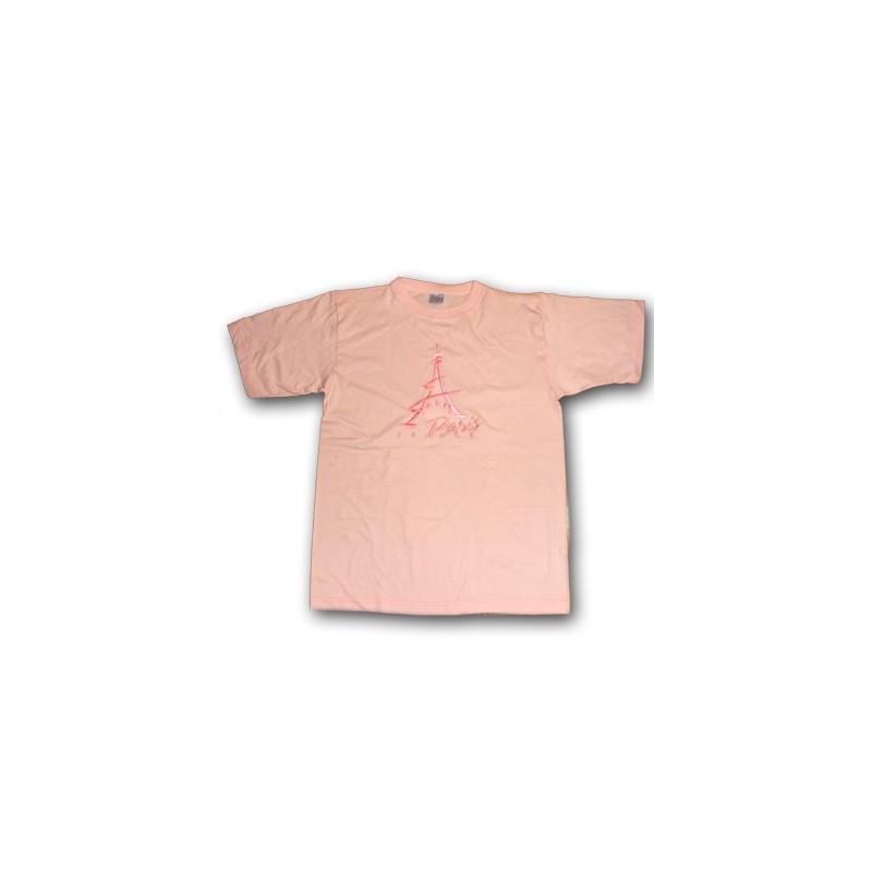 Eiffel Tower Paint T-Shirt - detail - Paris souvenir