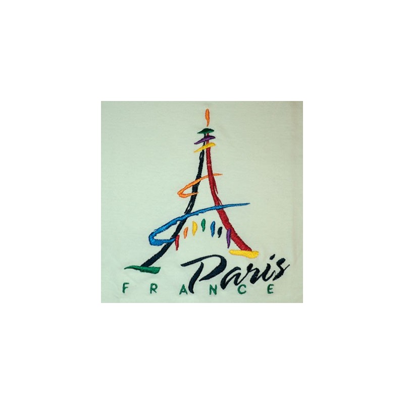 Eiffel Tower Paint T-Shirt - detail - Paris souvenir