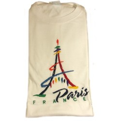 Eiffel Tower Paint T-Shirt - side - Paris souvenir