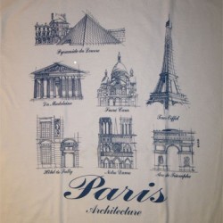Paris Architecture T-Shirt - view 2 - Paris souvenir
