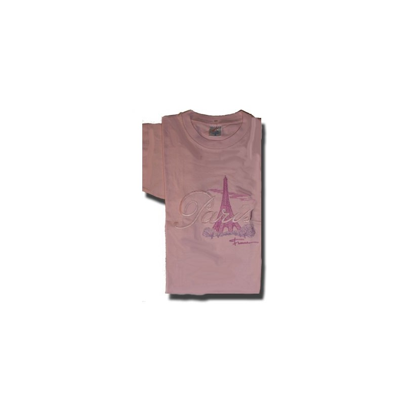 Paris Tree T-shirt - pink