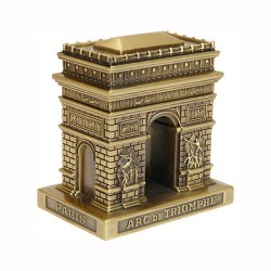 Arc de Triomphe métal bronze - Petit - côté