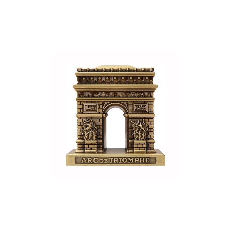 Arc de Triomphe métal bronze - Petit - Face