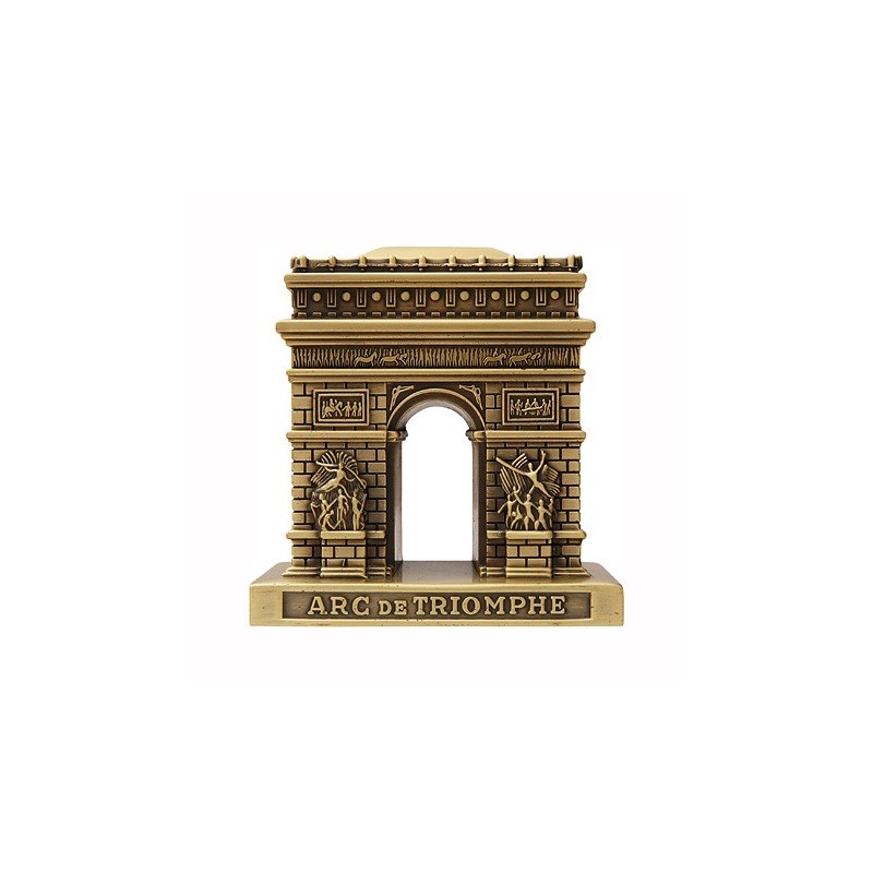 Arc de Triomphe metal bronze - Small - front