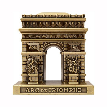 Arc de Triomphe métal bronze - Petit - Face