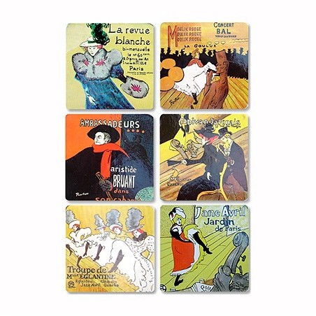 Dessous de Verre Affiches Toulouse-Lautrec Dessous de Verre Affiches Toulouse-Lautrec