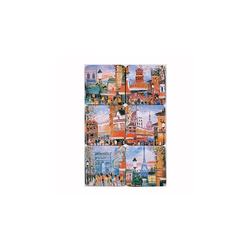 Paris Oil Painting Coasters