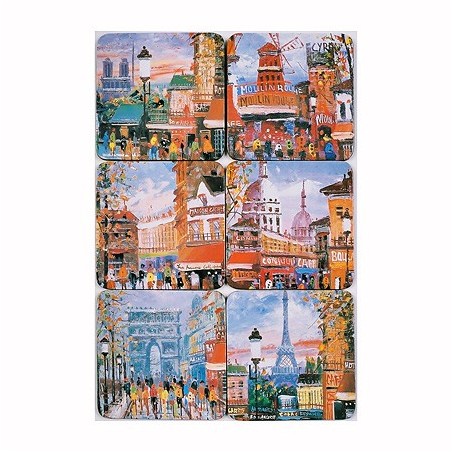 Paris Oil Painting Coasters