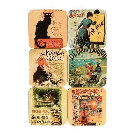 Vintage Poster Coasters Vintage Poster Coasters