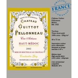 Tea towel Château Guittot - Bordeaux vineyard