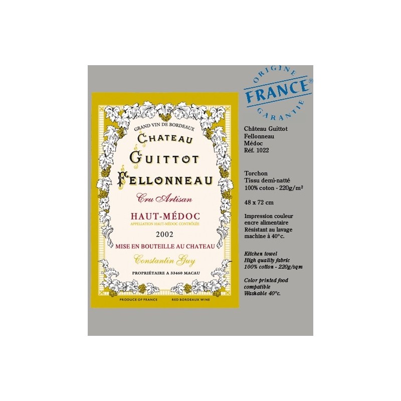Torchon Château Guittot - Vignoble de Bordeaux