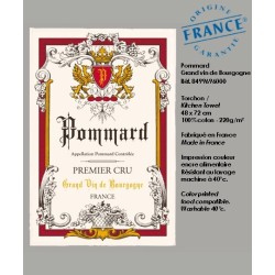 Tea towel Pommard - Vignoble de Bourgogne