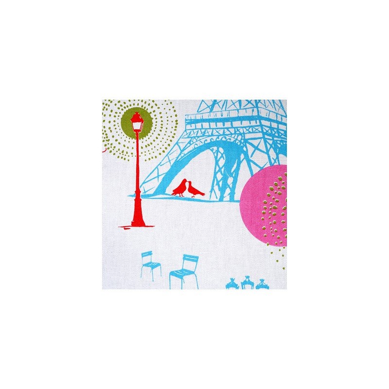 Paris Circle Tea Towel - zoom