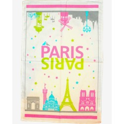 Paris Monuments tea towel