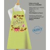 Chocolate Eclairs Apron - Green