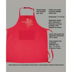 Moulin Rouge "Fireworks" apron