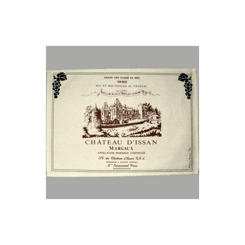 Sets de table "Les Vins de Bordeaux" - Chateau d'issan