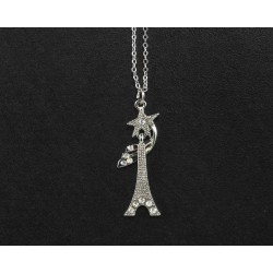 Collier Tour Eiffel Etoilé