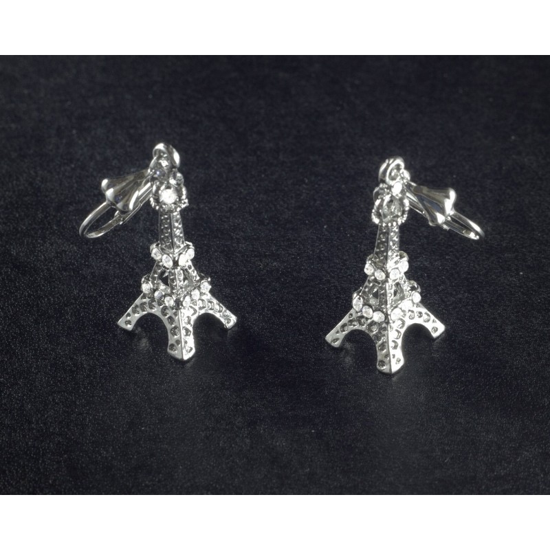 Earring Eiffel Tower Silver Ring