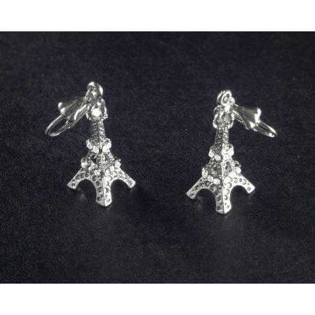 Earring Eiffel Tower Silver Ring
