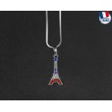Collier Tour Eiffel Bleu-Blanc-Rouge