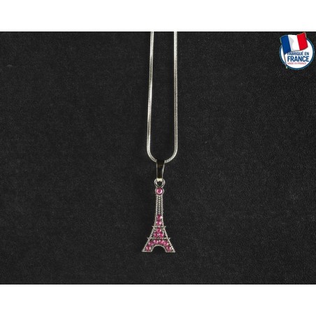 Collier Tour Eiffel Rose Collier Tour Eiffel Rose