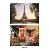 Placemat Paris Eiffel Tower and Montmartre