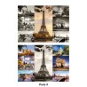 Set de table Paris Tour Eiffel et Monuments de Paris