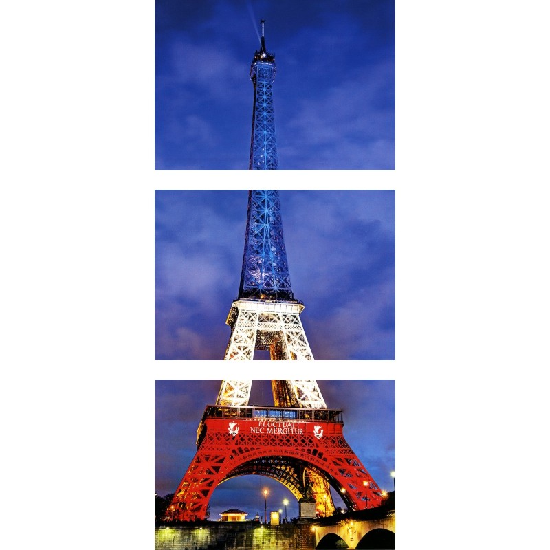 3 Eiffel Tower Postcards