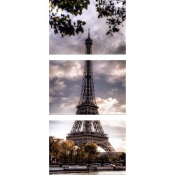 3 Cartes Postales de la Tour Eiffel