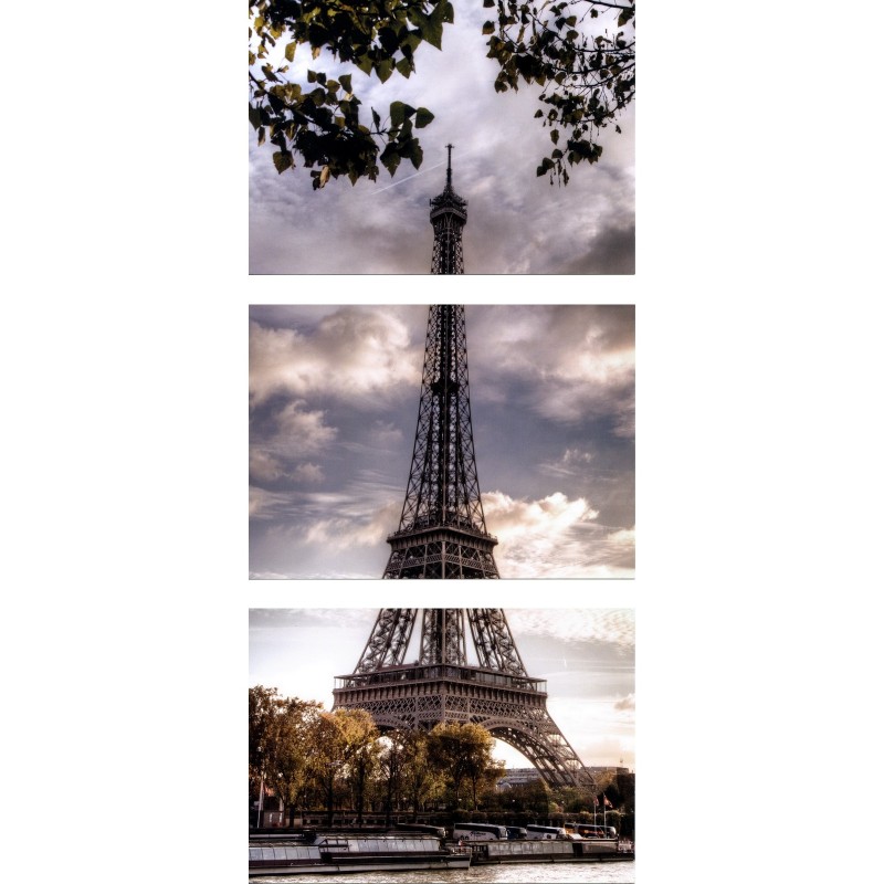 3 Eiffel Tower Postcards