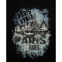 T-Shirt Skyline Bleu Paris