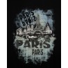 Blue Paris Skyline T-Shirt