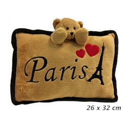 Plush Pillow Paris
