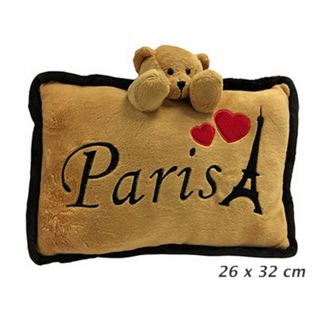 Plush Pillow Paris