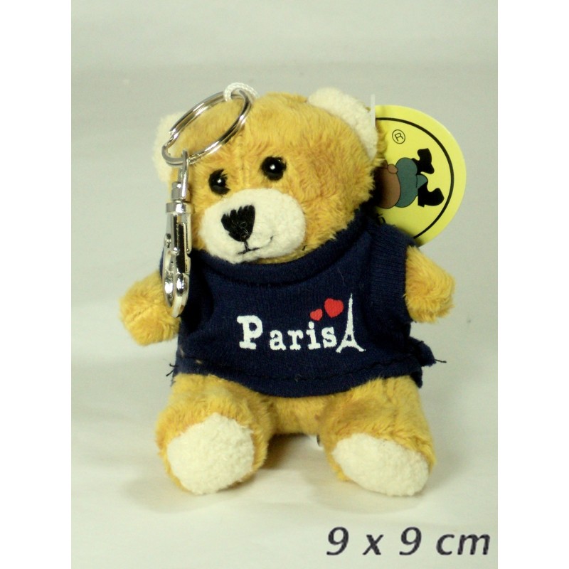 Porte-clés Ours peluche Paris Porte-clés Ours peluche Paris