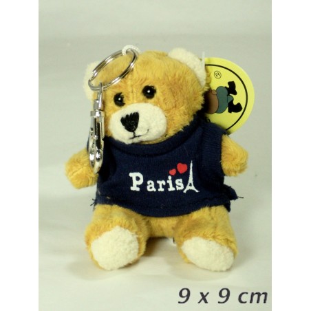 Teddy Bear Paris key ring