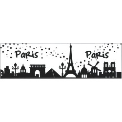 Magnet Paris Skyline N/B