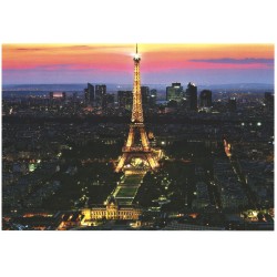 10 Cartes Postales de la Tour Eiffel