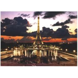 10 Cartes Postales de la Tour Eiffel