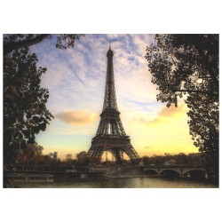 10 Cartes Postales de la Tour Eiffel