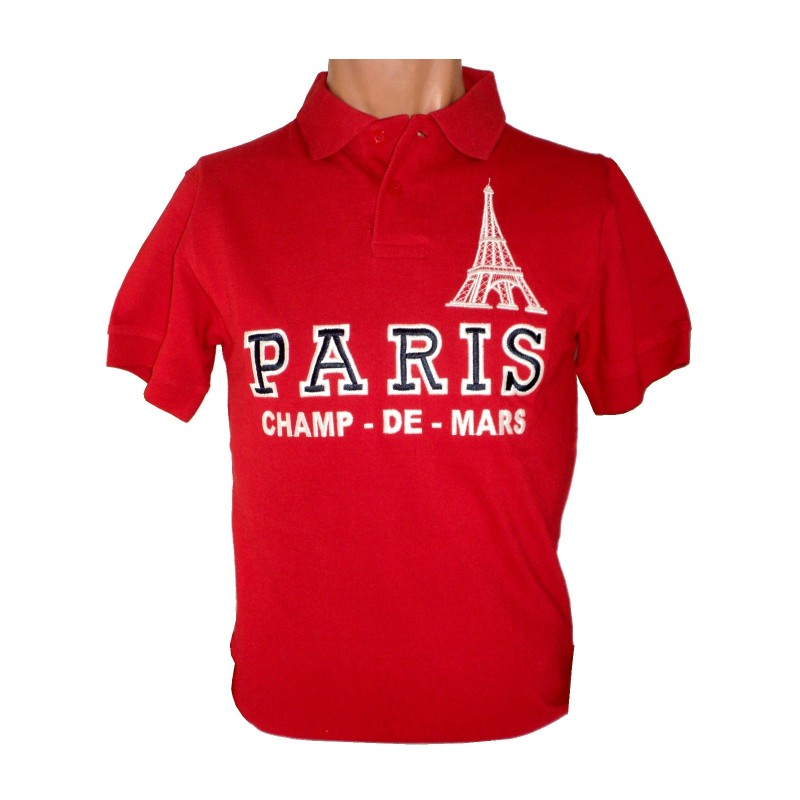 Champ de Mars polo shirt - red